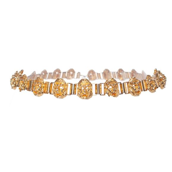 Gianni Versace Gold colored chain theatre belt